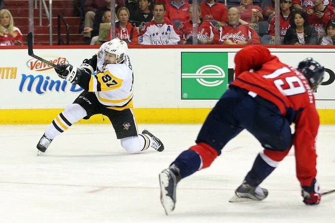 Sidney Crosby v utkání Washington vs. Pittsburgh