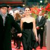 Actress Natalie Portman arrives with Berlinale Director Kosslick for screening at 65th Berlinale International Film Festival in Berlin