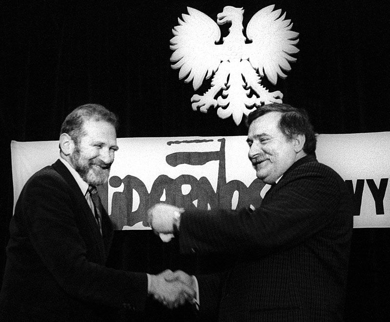 Bronislaw Geremek a Lech Walesa, Solidarita