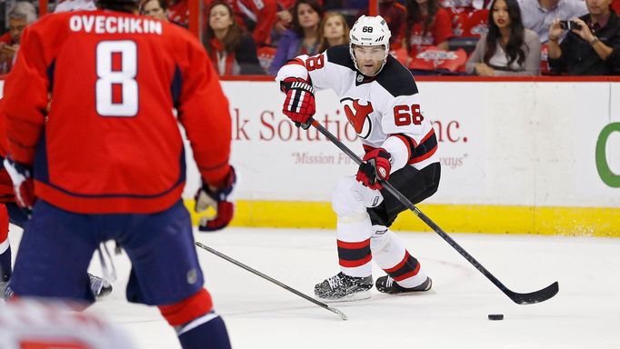 NHL: New Jersey Devils at Washington Capitals (Jágr a Ovečkin)