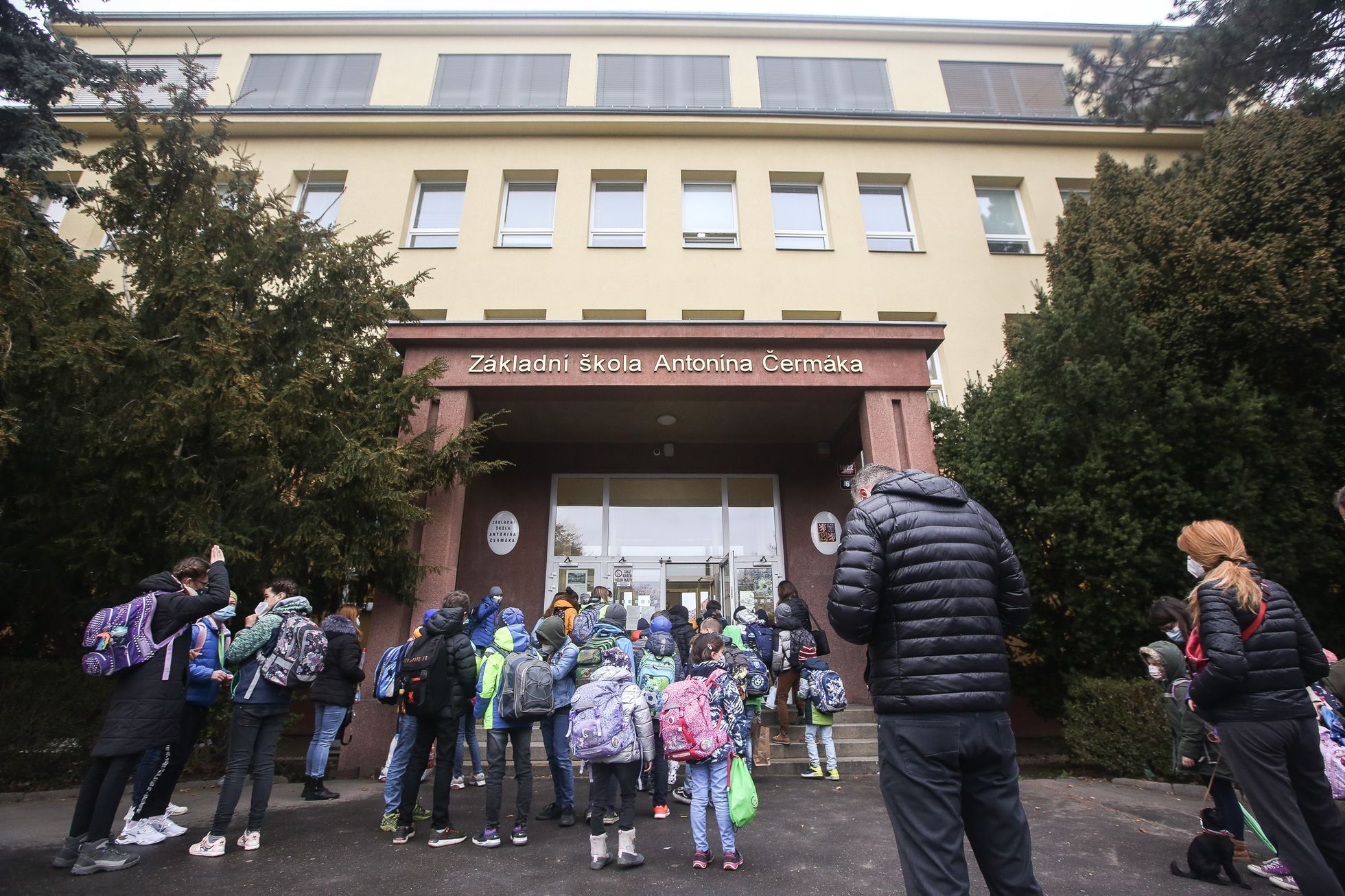 Testování na koronavir covid-19 na školách, škola, žáci, školství, učitelé, antigenní test, výuka