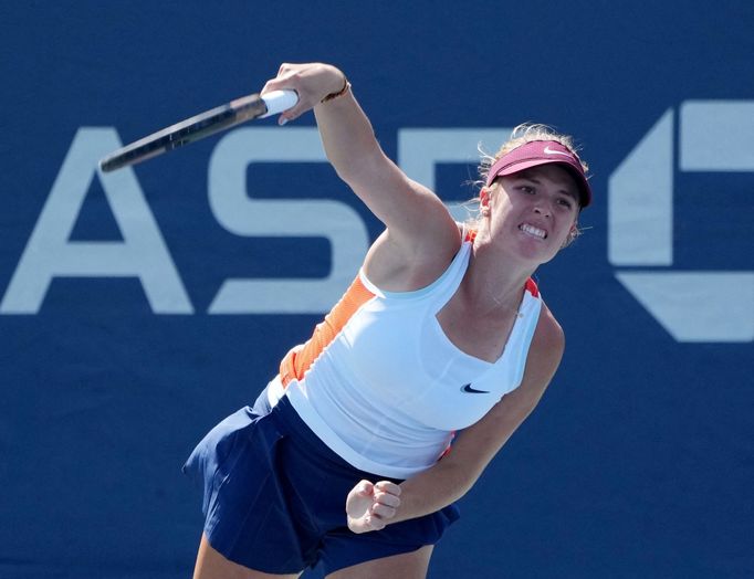 Linda Fruhvirtová v 1. kole US Open při premiéře na grandslamu