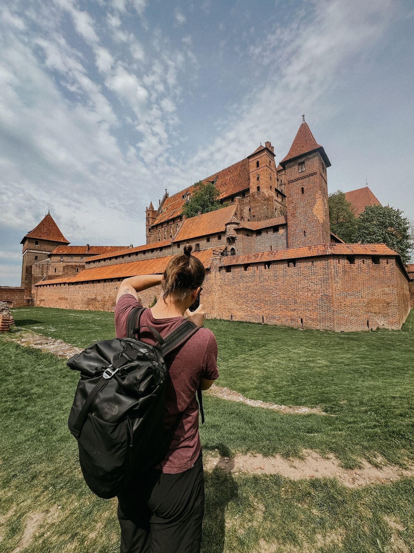 polsko balt hrad malbork pes moře