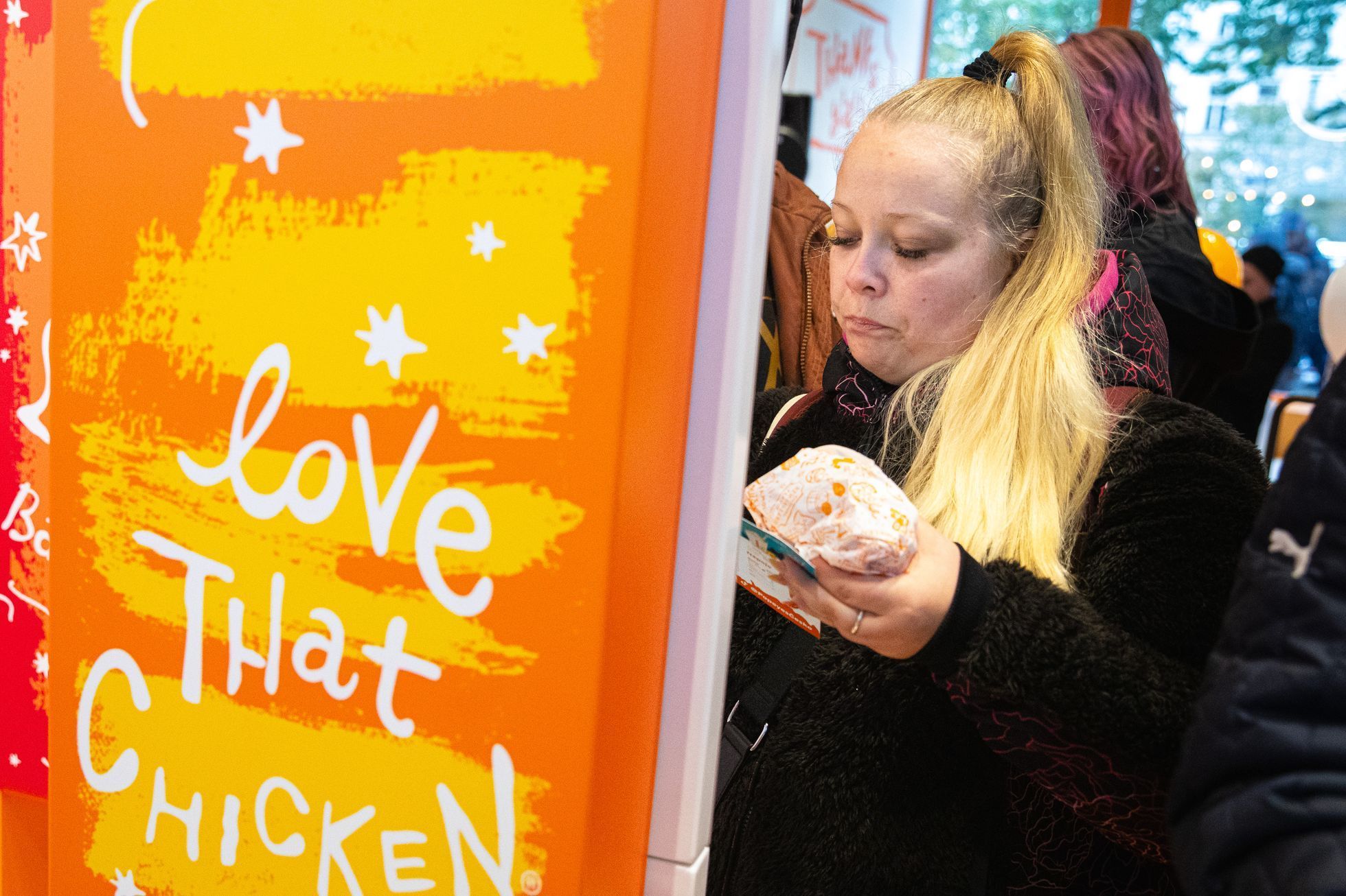Otevření prvního Popeyes v Česku na Václavském náměstí