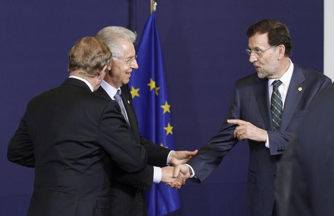 EU summit - Kenny, Draghi a Rajoy