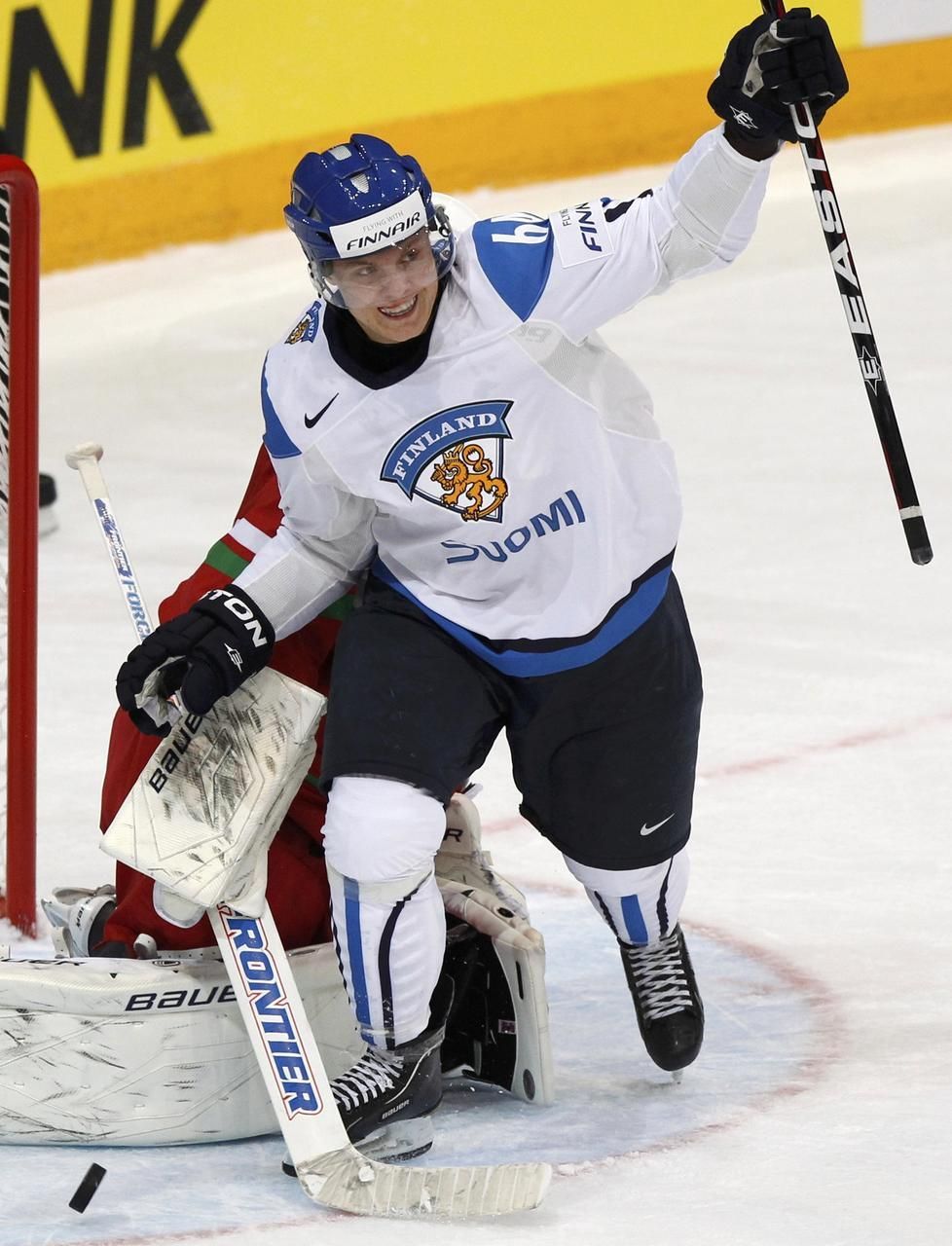 MS v hokeji 2012: Finsko - Bělorusko (Granlund, radost)