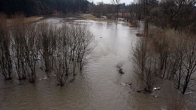 Povodně na Sázavě.