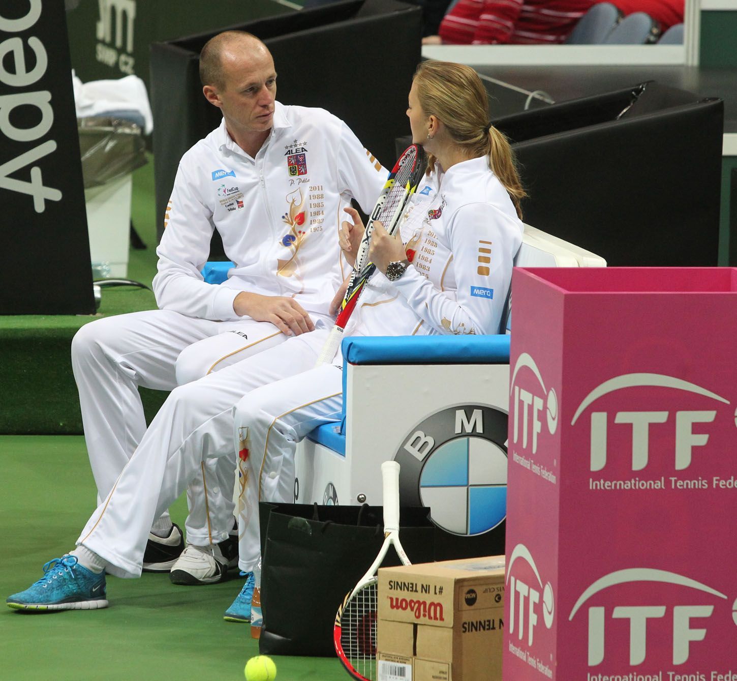 České tenistky trénují na finále Fed Cupu