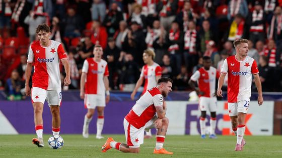 Zklamaní slávisté v zápase proti Bodö/Glimt v Lize mistrů