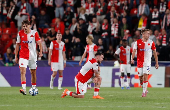 Zklamaní slávisté v zápase proti Bodö/Glimt v Lize mistrů