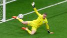 Jordan Pickford v osmifinále MS 2022 Anglie - Senegal