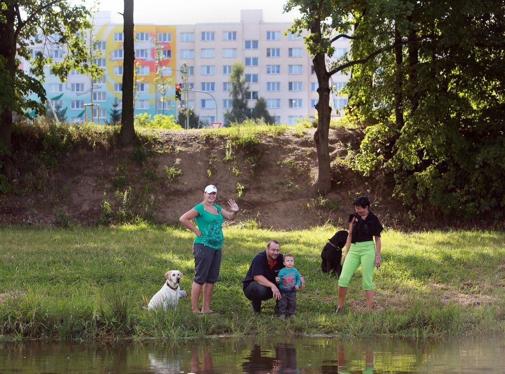 Splavná Vltava v ČB