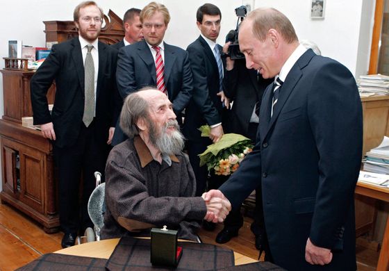 Při setkání s Vladimirem Putinem roku 2007.