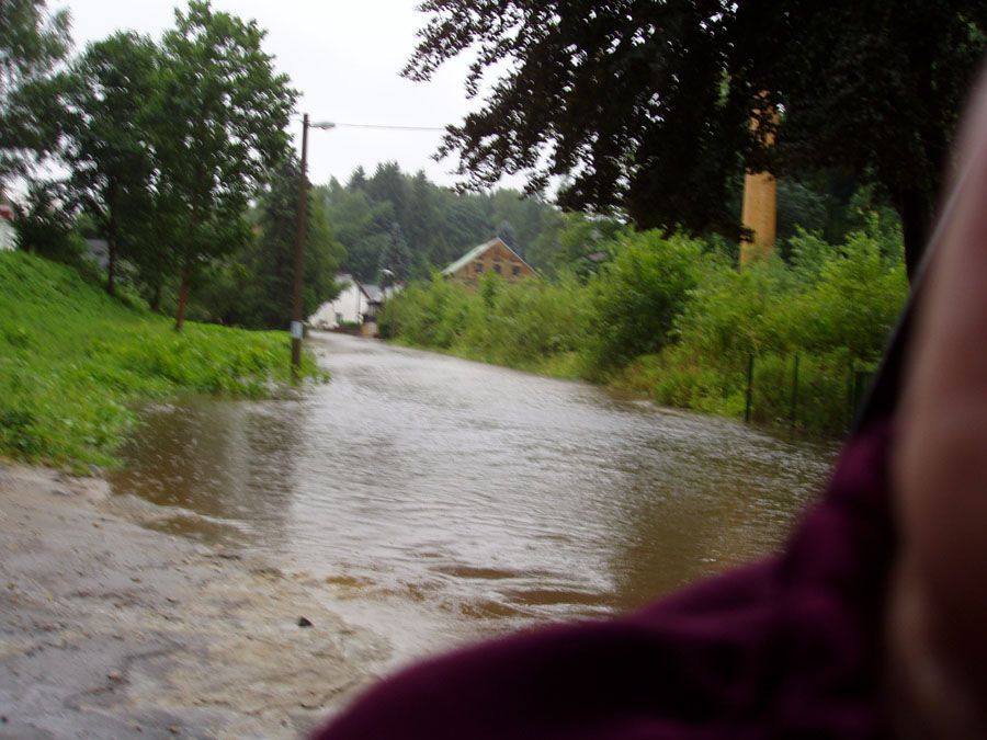 Povodně srpen 2010 - Krásná Lípa