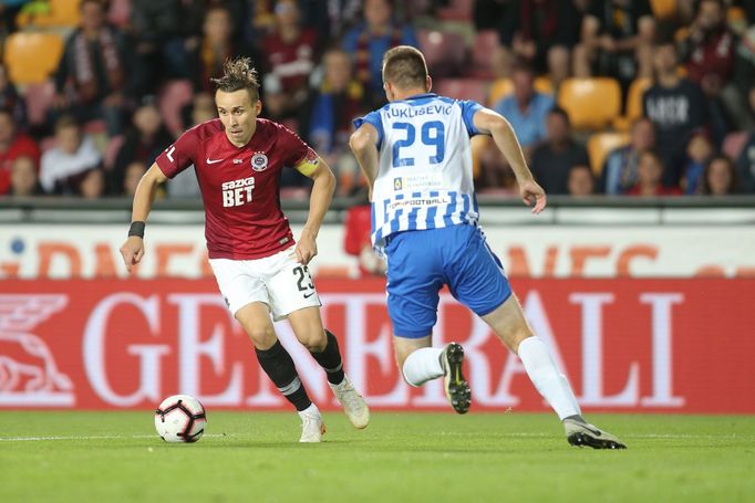 Josef Šural v ligovém zápase Sparta - Liberec.