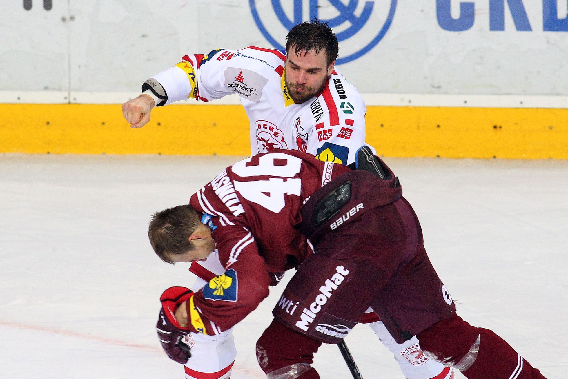 Třetí semifinále hokejové extraligy - Sparta vs. Třinec