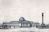 Nebo Alois Dryák a Bedřich Bendelmayer. Takto by vypadala budova parlamentu.