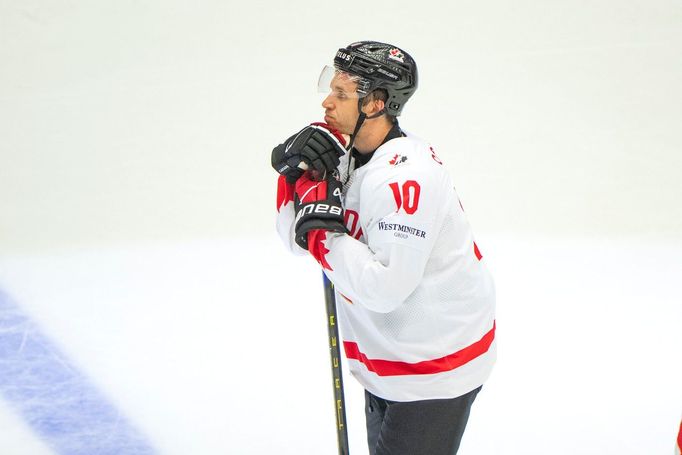 Brayden Schenn, Canada after the quarter-final match between Canada and Denmark at the IIHF Ice Hockey World Championships in Herning, Denmark, 22 May 2025.,Image: 100214