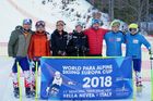 Alpští paralyžaři přivezli z Evropského poháru v Itálii šest medailí