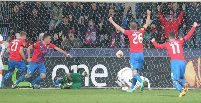 EL, Plzeň-Šachťar: gól Plzně na 1:0