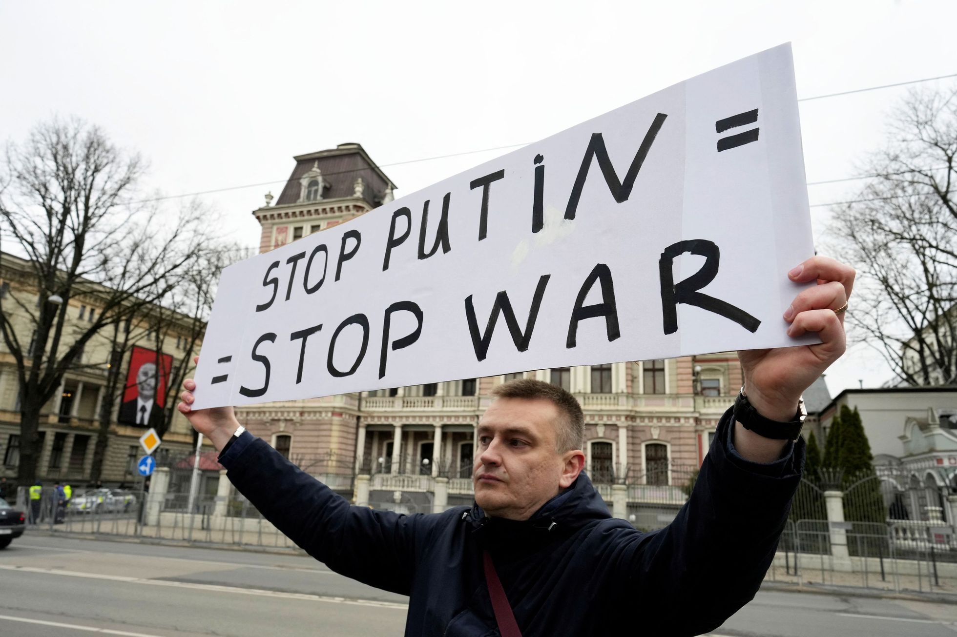 Lotyšsko volby Rusko protest