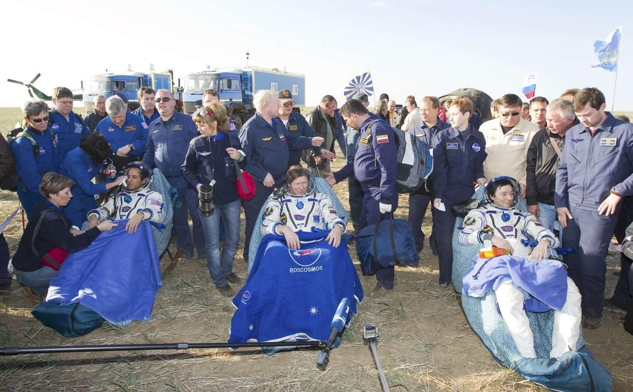 Návrat kosmonautů z ISS 17. září
