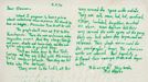 Dick Higgins (1938-1998): A Letter, 1970, paper, 37,4 x 37,4 cm.