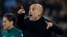 Kouč Manchesteru City Pep Guardiola při prvním čtvrtfinálovém utkání Ligy mistrů 2022/2023 proti Bayernu Mnichov