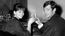 Claudia Cardinalová a Jean-Paul Belmondo v roce 1960.