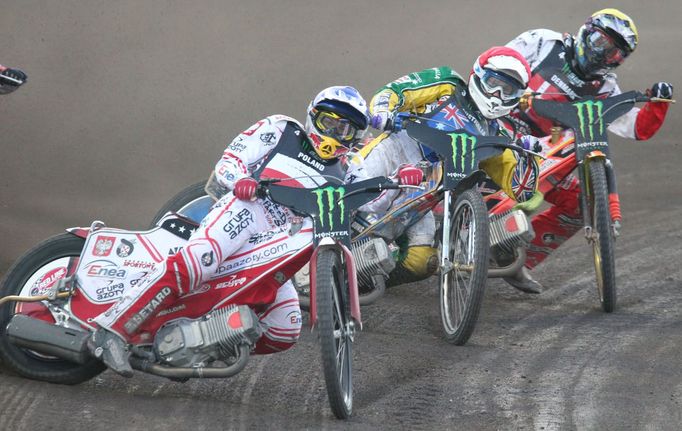 MS družstev na ploché dráze, finále 2013: Maciej Janowski, Jason Doyle a Michael Jepsen Jensen