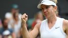 Simona Halepová ve 3. kole Wimbledonu 2019