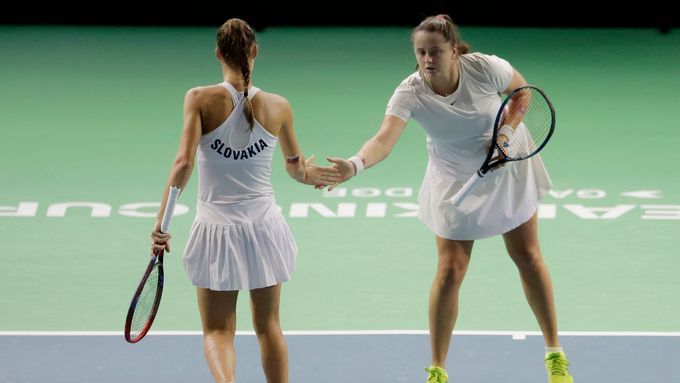 Tereza Miháliková, Viktoria Hrunčáková, Billie Jean King Cup 2024