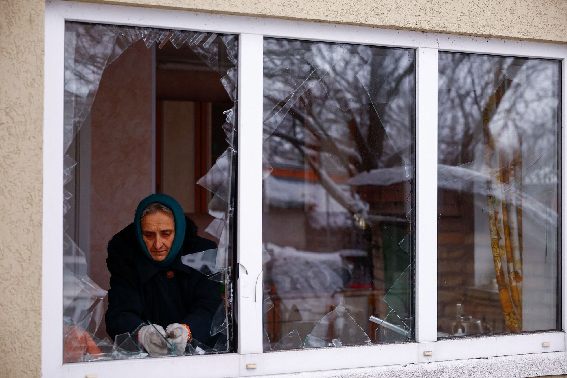 Kyjev po ruském ostřelování 11.prosince.