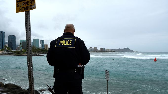 Policie na Havaji.