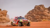 Martin Prokop (Ford) v 10. etapě Rallye Dakar 2021