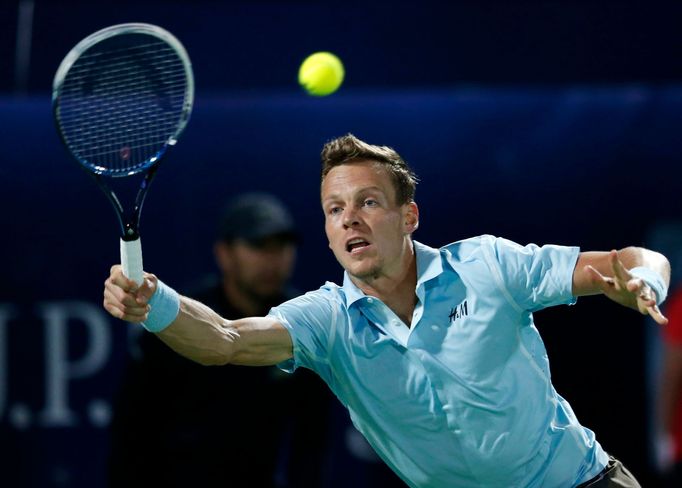 Tomáš Berdych na turnaji v Dubaji