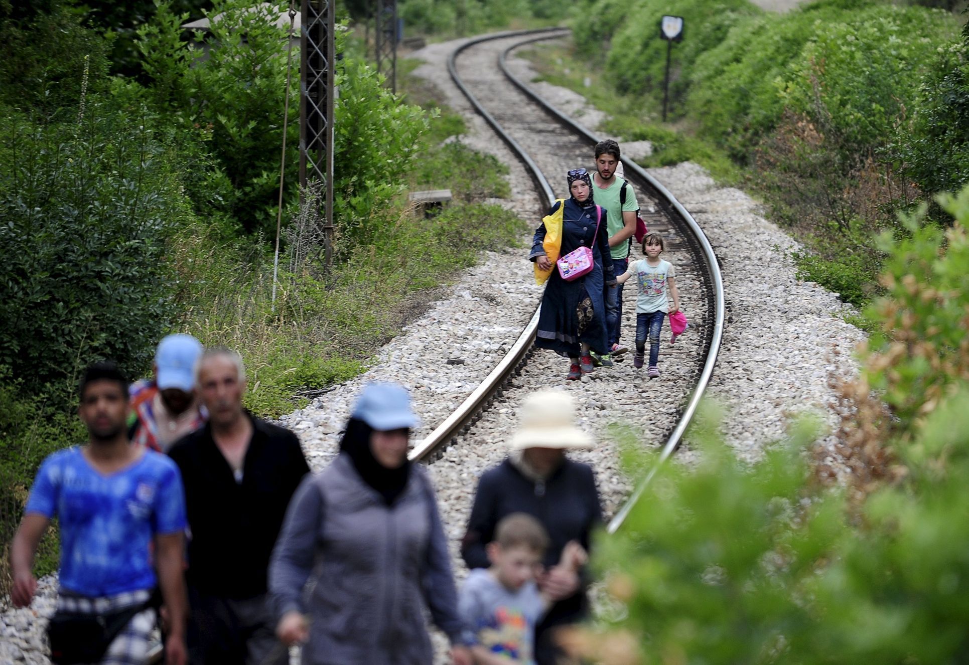 Makedonie - Cesta do Evropy - uprchlíci