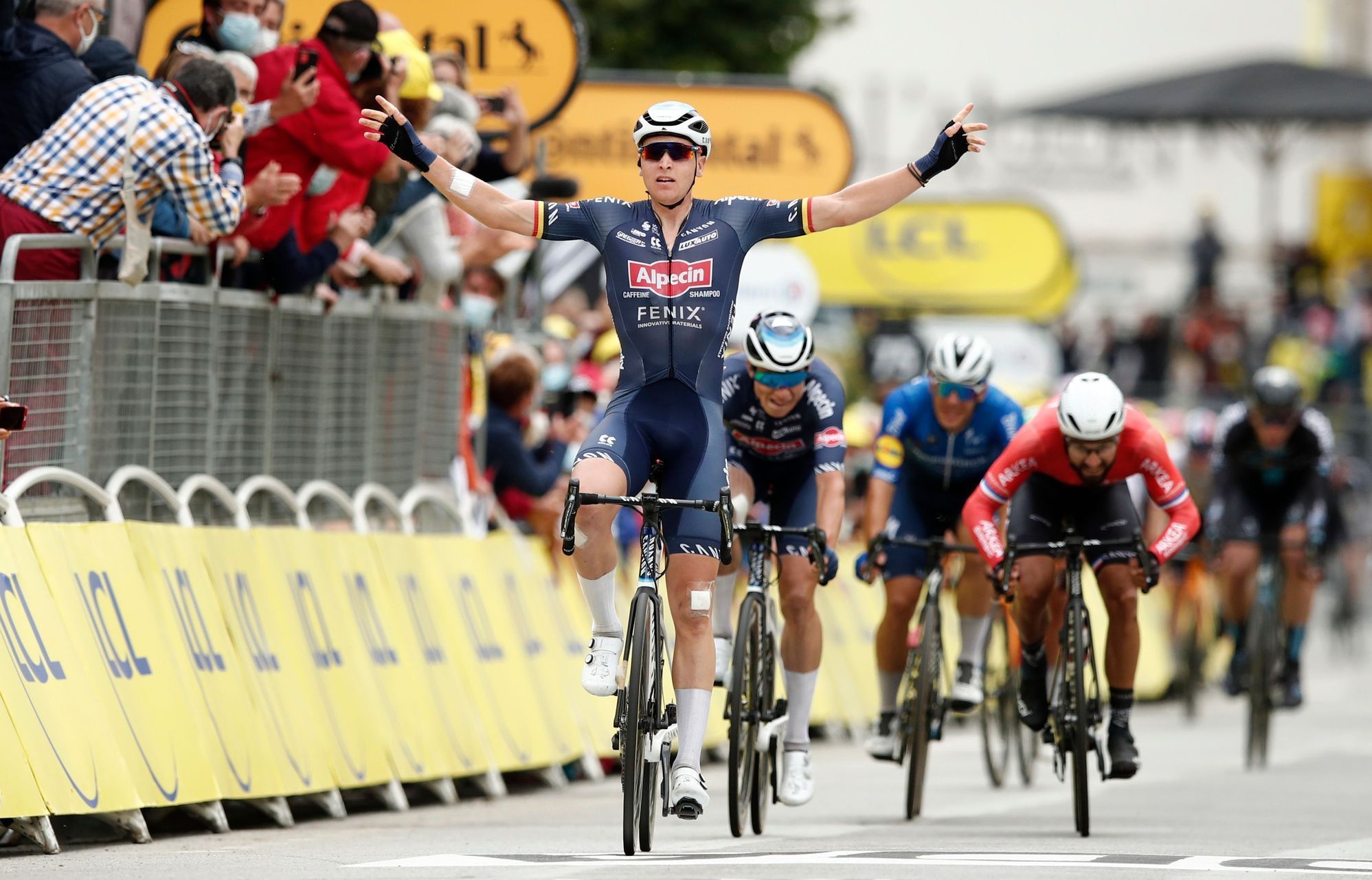 3. etapa Tour de France 2021: Radost vítěze Tima Merliera