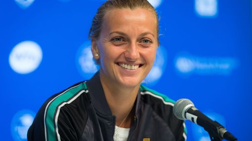 Petra Kvitová po zápase v Cincinnati 2018