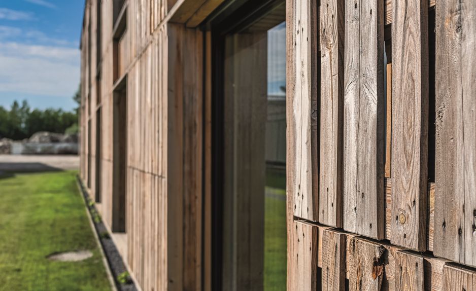 rekonstrukce, budova, firma, průmysl, palety