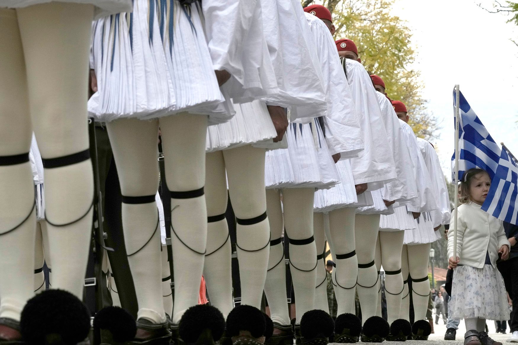 Řecko, nezávislost, vojenská přehlídka