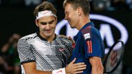 Česká jednička musela po posledním míčku švýcarské legendě gratulovat. A možná i utrousit nějakou tu uštěpačnou poznámku. Federer hrál totiž fantasticky.