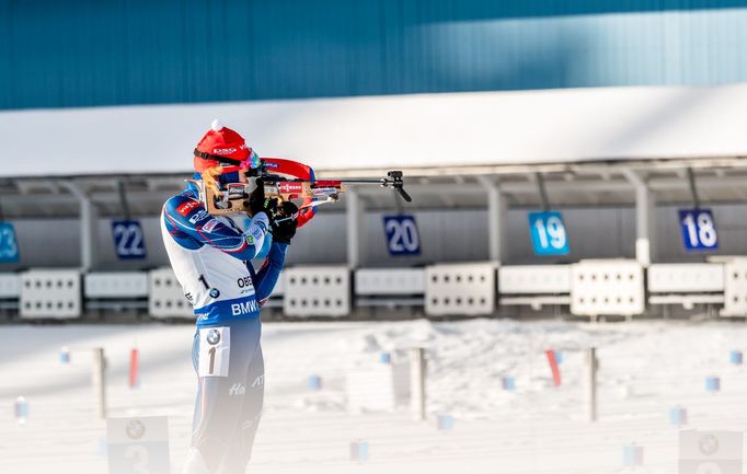 Gabriela Soukalová v Oberhofu 2017