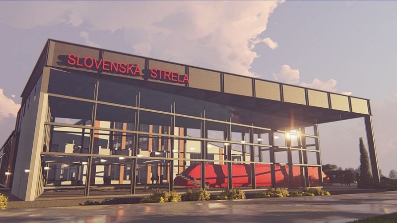 Slovenská strela - vizualizace nové expozice