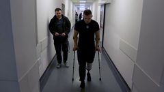 Ukrajinský voják se chce vrátit do boje i přes amputovanou nohu