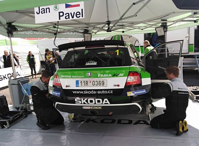 Jan Kopecký, Škoda Fabia R5 na Rallye Šumava Klatovy 2019