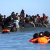 Francie, Velká Británie, migrace, čluny, Lamanšký kanál,
