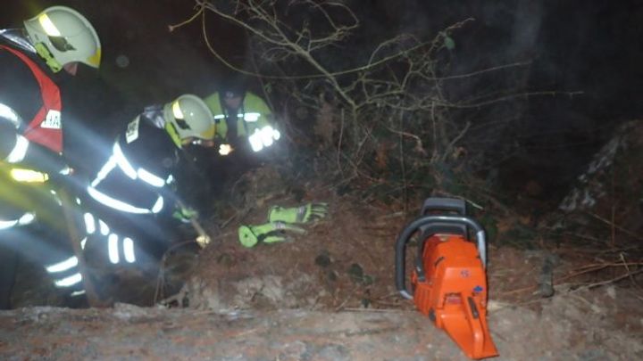 Muže na Opavsku zavalil strom, zůstal pod ním zaklíněný více než 5 hodin