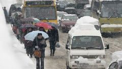 Čína pod sněhem