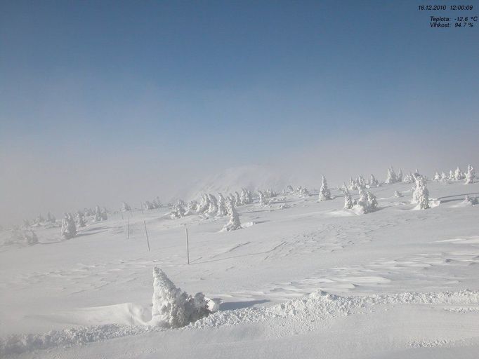 Vrbatova bouda v Krkonošském národním parku - 1400 m. n. m.